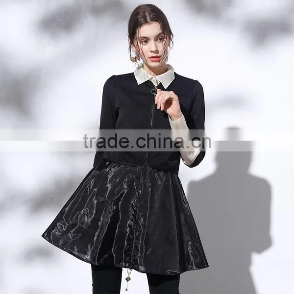 Maxnegio Wommen Coat Autumn 2017 Zipper Coat Fashion Coat photo-6