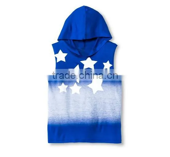 2016 New Style Dye Sublimation Hoodies All Over Print Hoodies Sleeveless Hoodies for Men
