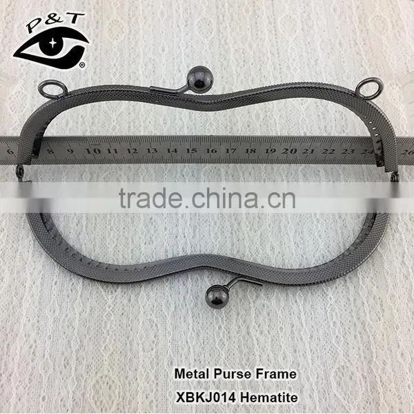 18CM Embossed Pattern Metal Clasp Frames for Handbags photo-3