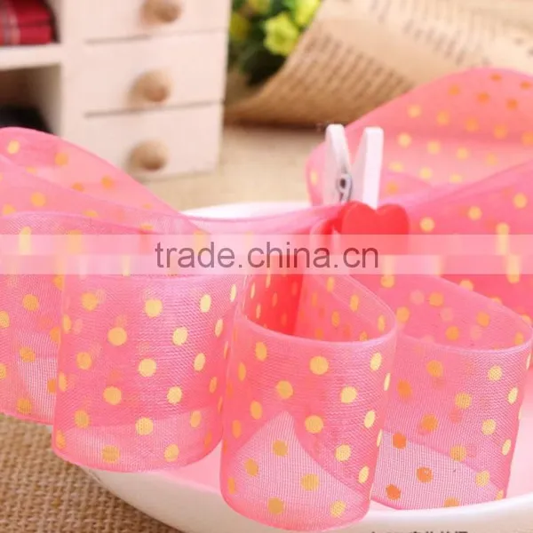Red Organza Ribbon photo-5