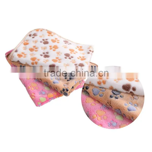Pet Mats Thick Blanket Cat Dog Puppy Kitten Warm Waterproof Fleece Soft Blanket Bed Mat Paw Print New photo-6