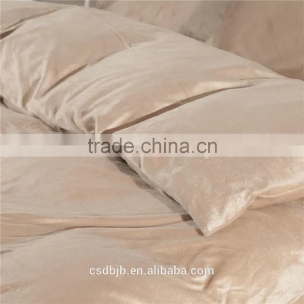 2017 NEW DESIGN SUPER SOFT MICROFIBER CAMEL 4PCS BEDDING SET photo-3