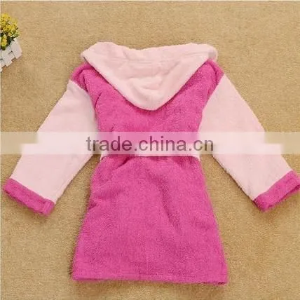 100% Cotton Eco-friendly Hooded Children Bathrobes,kids Hooded Bathrobe,children Hooded Bathrobes photo-5