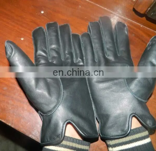 Men Leather Driving Gloves photo-5