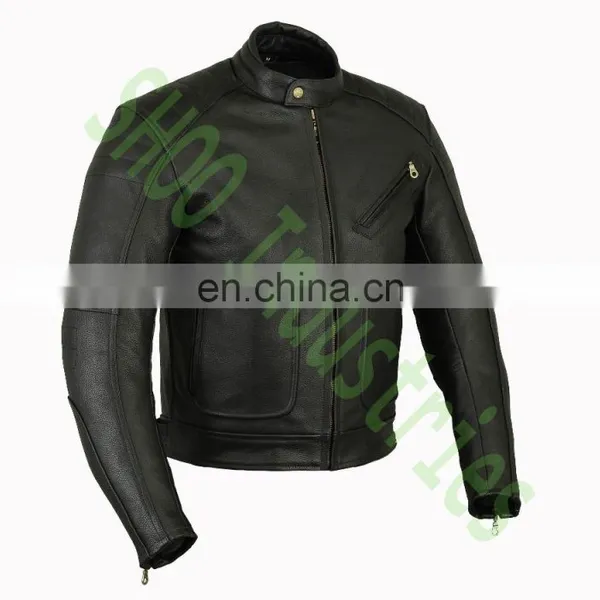 Leather Motorcycle Racing Jackets/ Motorbike Leather Jacket photo-5
