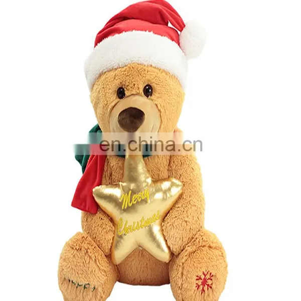 2017 Hot Sell Christmas Plush Toys Stuffed Plush Christmas Decoration Candy Teddy Bear Toy photo-2