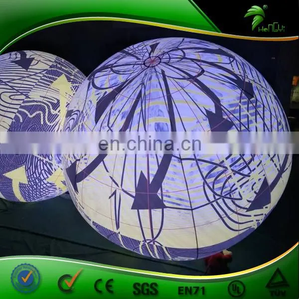 Giant Yellow Air Balloon Helium Balloon Party Decorative Led Lighting Balloon Custom LOGO Shape Helium Ball photo-6