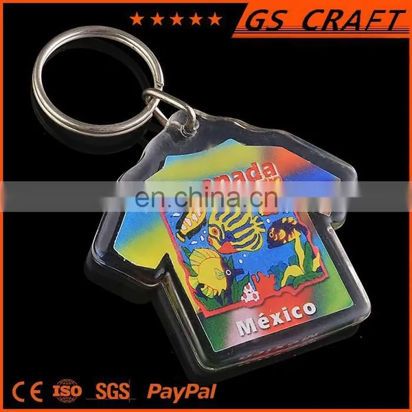 2015 Promotional Hot Sale Custom Made Heart Plastic Keychain photo-3
