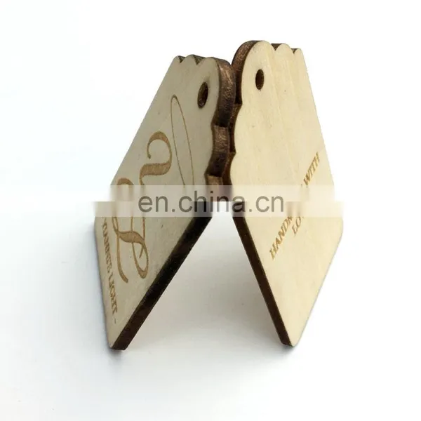 Personalized Wood Hang Tag for Clothing Printing Wood Hang Tags photo-6