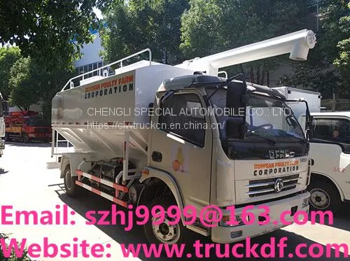 2018s Best Price 12m3 5tons Poultry Feed Transported Truck for Sale photo-4