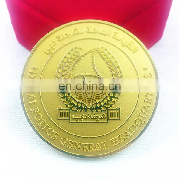 High Quality Antique Copper Souvenir Coin With Custom Logo Engraved photo-3