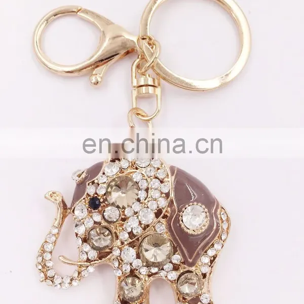 Lovely Elephant Shaped Metal Key Chain photo-2