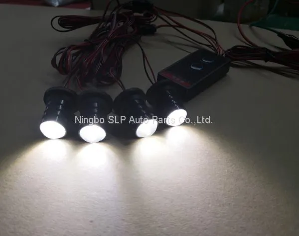 4W LED Vehicle Flash White Strobe Emergency Lights Security Bulbs Truck Bike Car photo-2