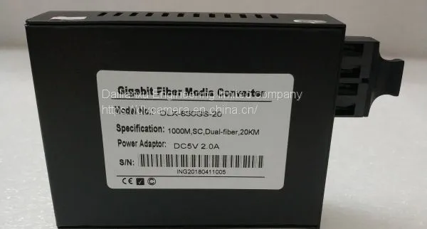 HD IP Camera to Fiber Converter Gigabit Ethernet Fiber Optic Transmitter and Receiver Single Port Fiber Media Converter photo-3