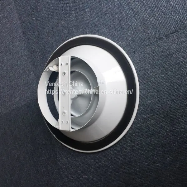 Aluminum Air Diffuser Round Ceiling Diffuser With Damper Price photo-3