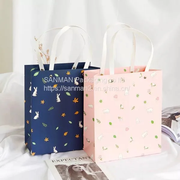 Newest Brown Kraft Paper Handle Bag photo-2