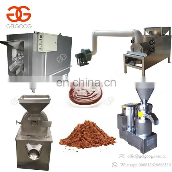 Food Standard High Efficiency Cocoa Butter Grinder Processing Line Cocoa Paste Grinding Machine photo-2