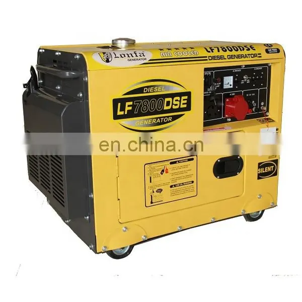 5kva Three Phase Portable Silent Type Diesel Generator Price photo-3