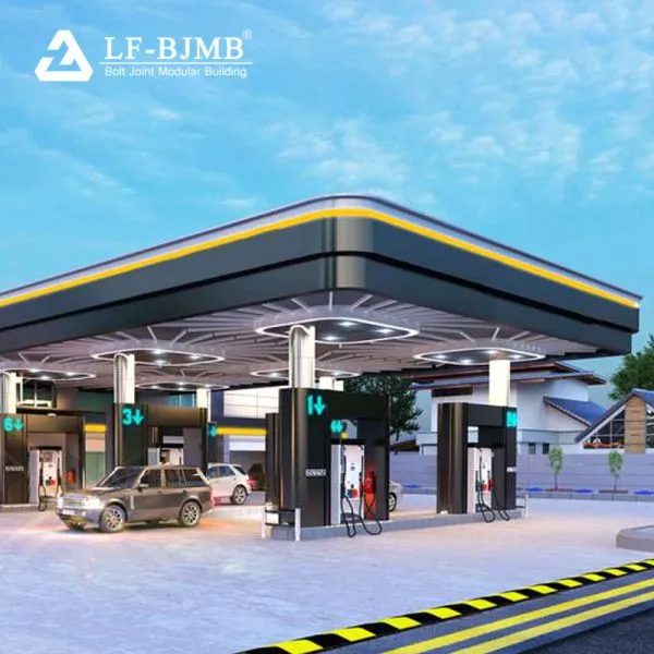 China Supply Canopy Design Steel Structure Space Frame Filling Gas Toll Petrol Station Roofing Canopy for Sale photo-2