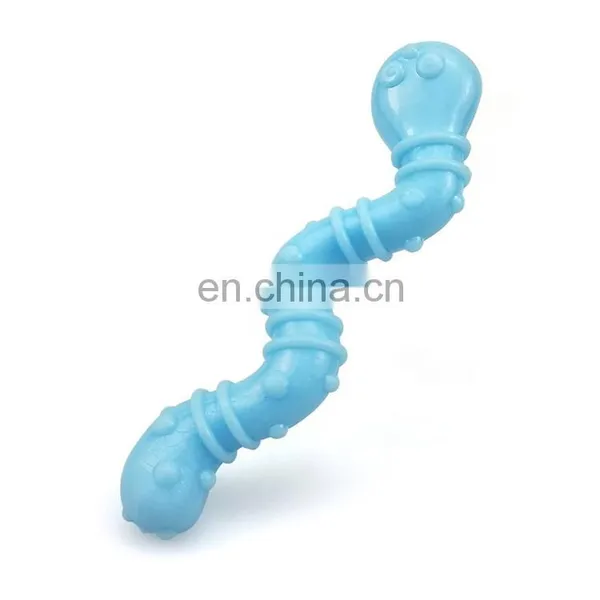 Earthworm Shape Puppy Chew Toy Play Toy Safe Material and Cute Shape photo-6