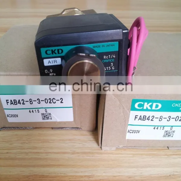 CKD Solenoid Valve FAB42-8-3-02C-2 AC200V photo-2