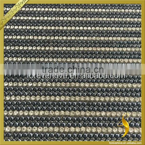 Custom Design Rhinestone Sheet Hotfix Aluminum Crystal Rhinestone Mesh FRM-210 photo-2
