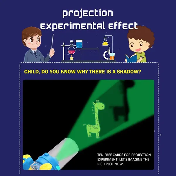 STEAM DIY Manual Generator Projection Toy Educational Physics Experiment Scientific Toys For Kids photo-3