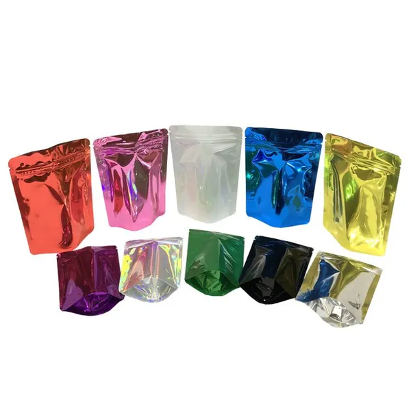 1g 3.5g 28g 1oz 1 Pound Printed Brand Logo Child Resistant Smell Proof Mylar Bags