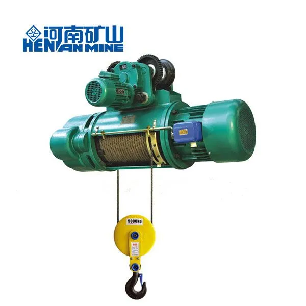 High Quliaty CD1 MD1 1t 2t 3t 5t 10t 16t 20t Monorial Wire Rope Electric Hoist for Overhead Crane photo-5