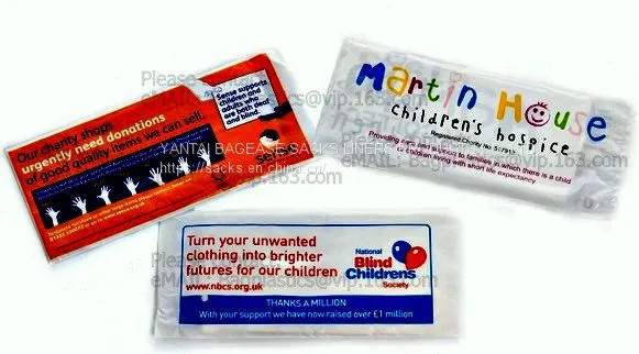 Compostable Charity Donation Collection Bags, Collection Sacks, Donation Sacks, Charity Fund Bags, Donating Clothes, Sho