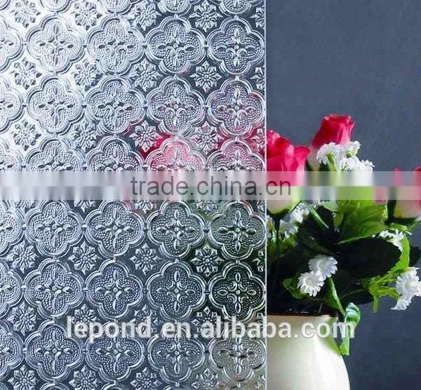 2-19mm Low-iron Transparent Patterned Glass photo-2