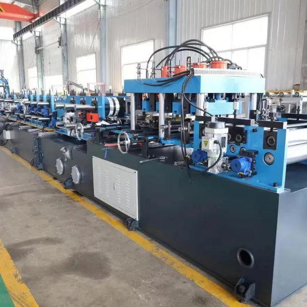 C Z Interchangeable Purlin C Channel Cold Roll Forming Machine photo-3