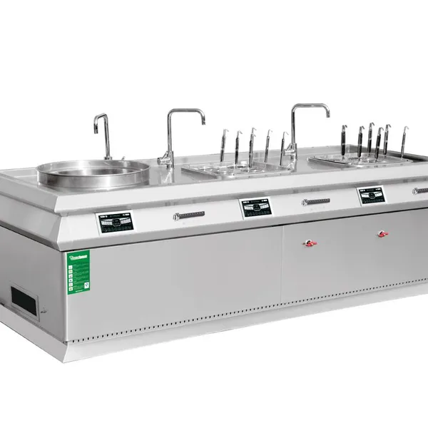 Professional Open Kitchen Style Induction Range with Touch Control Panel