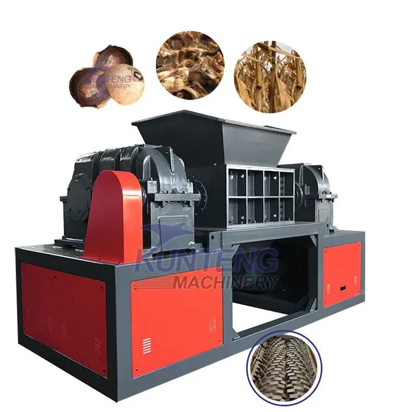 Agriculture Waste Shredder Corn Cotton Stalk Crusher Hay Grass Palm Leaves Coconut Shell Shredder Machine