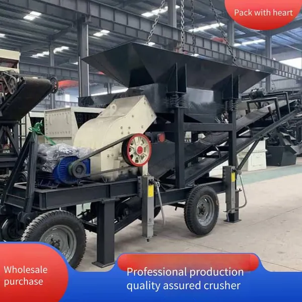 Mechanical Aluminum Ore Hammer Crusher, Hammer Crusher 800x600, Machine for Crushing Aluminum Ore, Diabase Crushing Vehicle photo-2