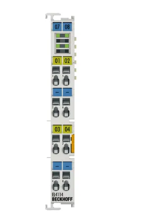 Beckhoff EL4114 EtherCAT Analog Output Terminal 4-Channel Voltage Output Module ±10V Industrial Automation I/O photo-2