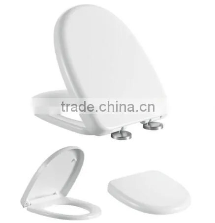HL-826 MEIYE UF 410*350*53mm Round Soft-closing Toilet Seat Cover Ramp Down Toilet Lid photo-2