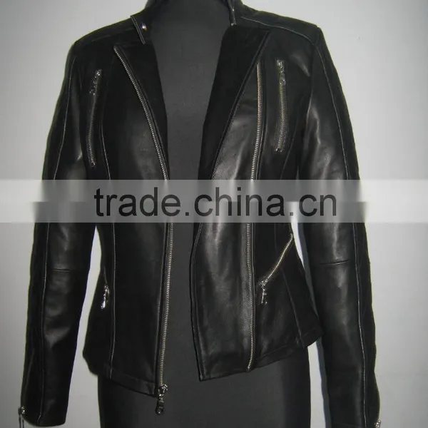 Stylish Genuine Leather Jackets Black Sheep Nappa photo-6