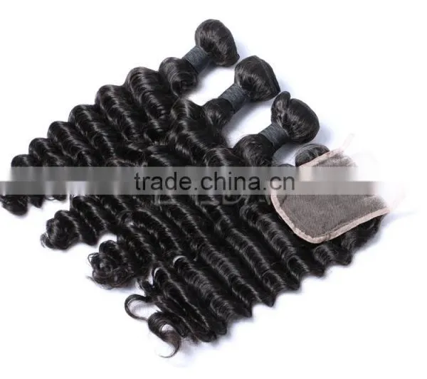 Deep Wave Human Hair Lace Frontal Closure, Deep Wave Hair Brazilian Virgin Supplier's Choice photo-3