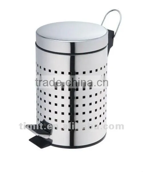 Superior Quality Stainless Steel Round Recycling Bin