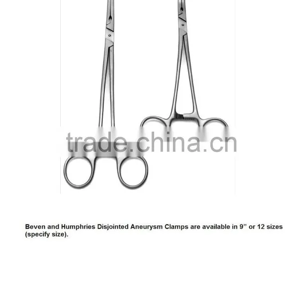 Beven and Humphries Disjointed Aneurysm Clamps photo-2
