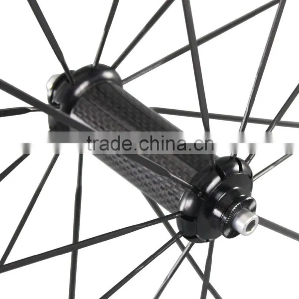 Cheap Bicycle Carbon Wheels 56/86mm Carbon Clincher Wheelset 700C Road Bike Wheelset UD Matt photo-6