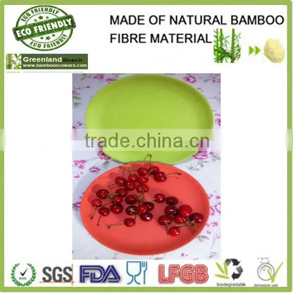 New Fresh Color Fruit Plate ,custom Design Hot Plate,bamboo Fibre Dish Set photo-2