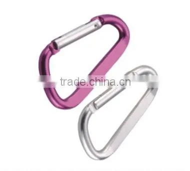 GUN METAL ALUMINUM CARBINER ,D TYPE HANDBAG SNAP HOOK WITH PIN,FlAT ALUMINUM SNAP HOOK photo-6