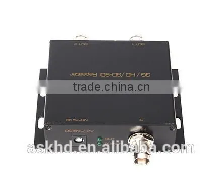 High Quality 2 Way SD/3G/HD SDI Video Splitter 1x2 photo-2