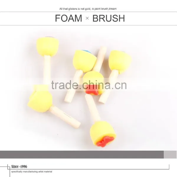 Promotional Wooden Handle Stamp Sponge Brush Set Quality Choice photo-5