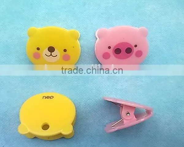 New Products 2016 Funny Cute Plastic Round Clips photo-5
