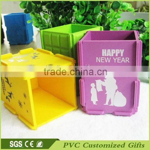 Hot Saled Office Kids Plastic Desk Pen Holder Container photo-6