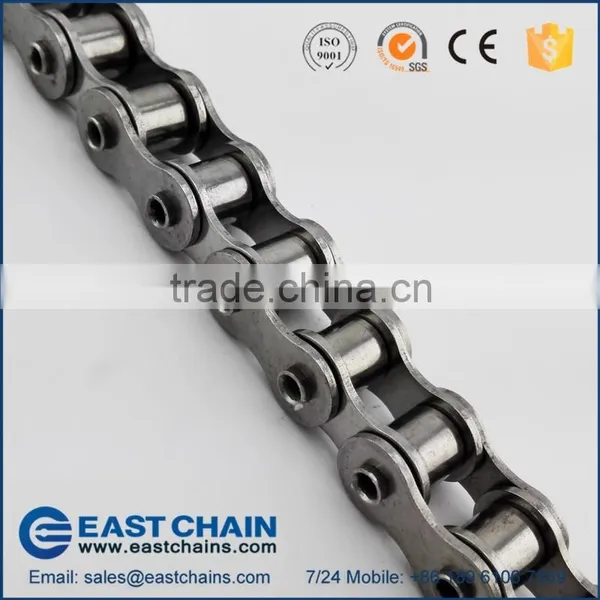 A Series Short Pitch 12.7mm 304 Stainless Steel Hollow Pin Roller Chain 40HP photo-3