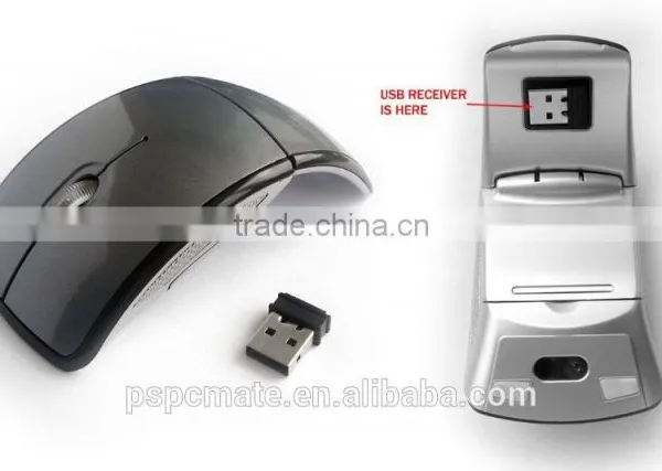 CE & ROHS Compliant 2.4g Wireless Optical Mouse Driver Foldable Optical Mouse photo-6